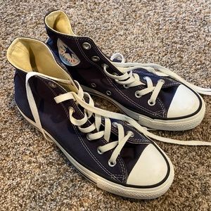 Navy High Top Converse